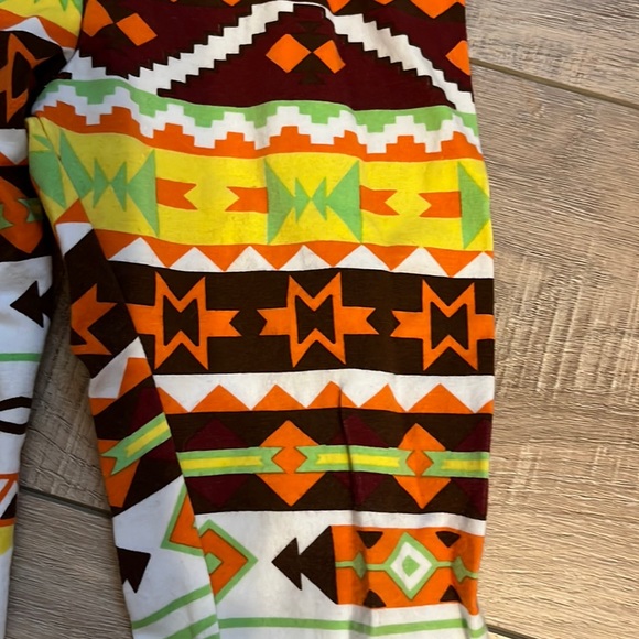 5 Pieces girls thanksgiving turkey outfit and boho print outfit with scarf - Picture 11 of 16